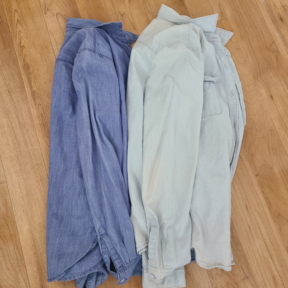 Jean button up